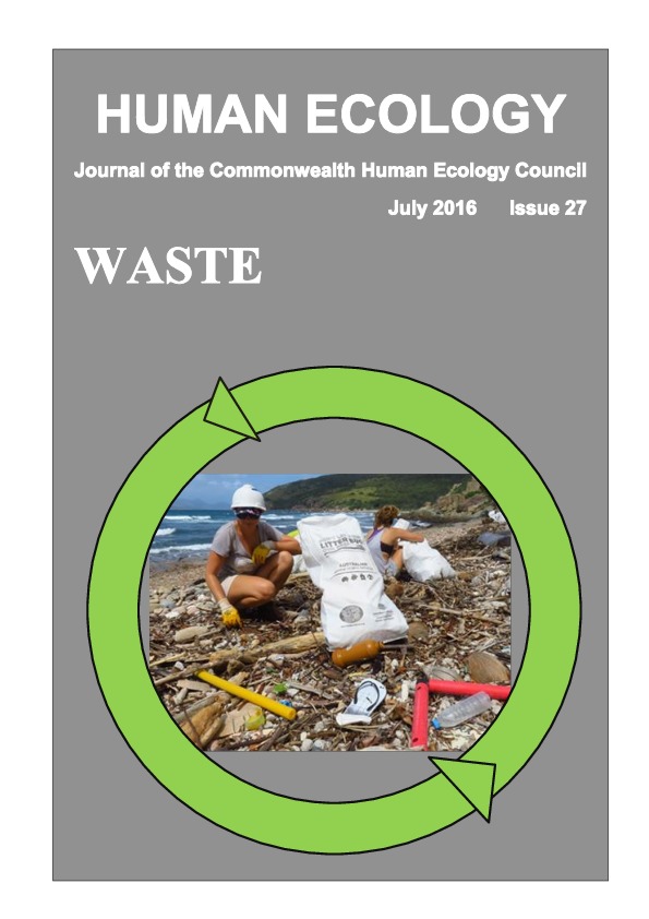 CHEC Human Ecology Journal n°27 on Waste